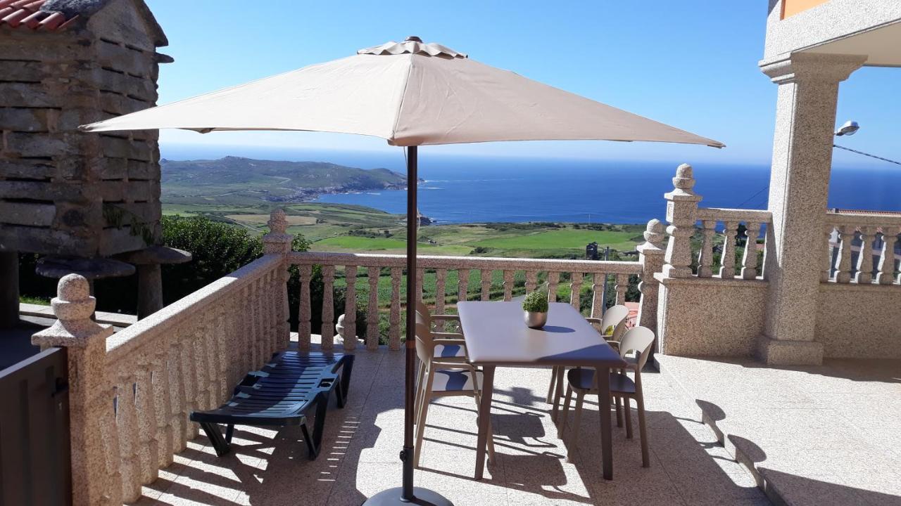 Ferienwohnung Mirador Do Faro Tourinan Muxia Exterior foto
